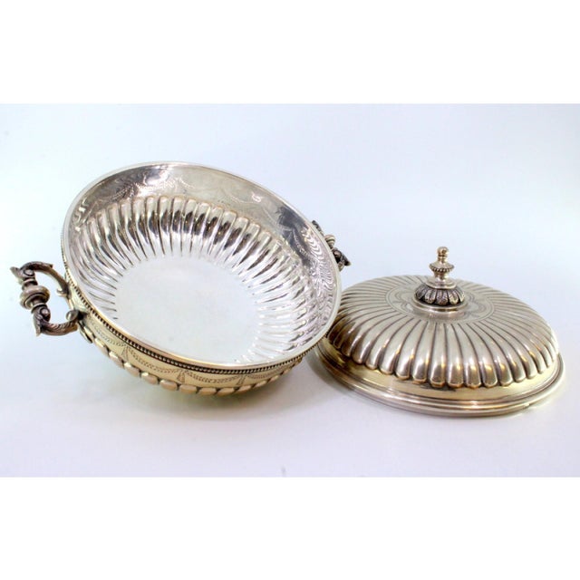 Gummed Silver Candy Box with Engravings For Sale - Image 6 of 11