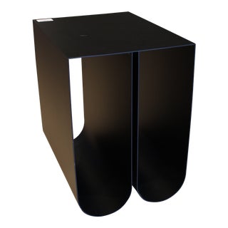 Kristina Dam Studio Curved Side Table, Black For Sale