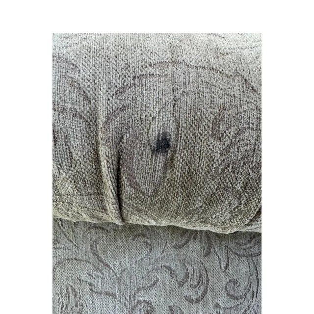 Late 20th Century Bernhardt Curved Sofa With Rolled Back For Sale - Image 9 of 11