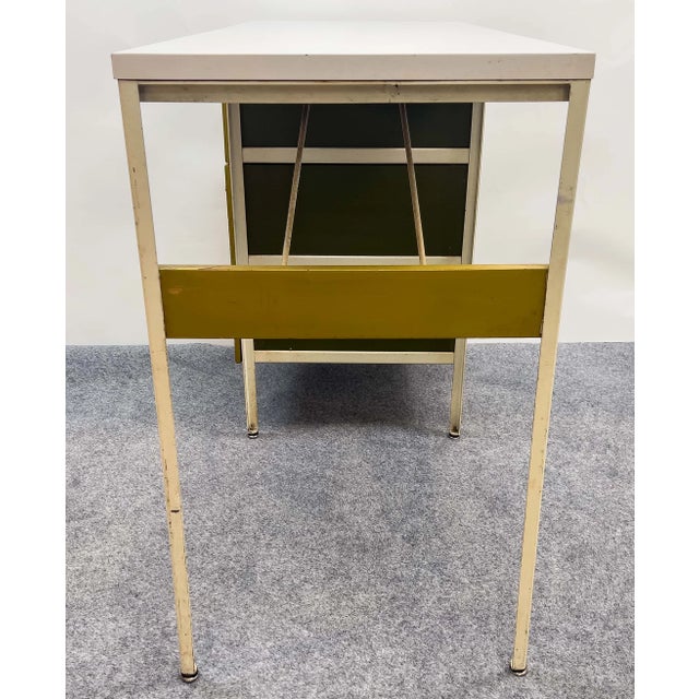 1950s George Nelson for Herman Miller Steel Frame Case Desk For Sale - Image 13 of 13