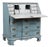 19th Century Danish Oak Blue Painted Secretary Bureau For Sale