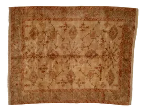 1970s Oushak Rug - 7'9" X 9'8"