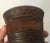 Antique early 19th century Georgian mahogany treen box and cover. Profusely carved. Pleasing patina and good color....