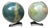 Globen Columbus Duo Earth Globe and Columbus Himmelsglobus, 1950s, Set of 2 For Sale