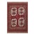 Shabby Chic Soumak Rust/Ivory Wool Rug - 6'2'' X 8'0'' For Sale