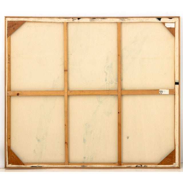 Jack Roth "Gb-8 Cigales" Acrylic on Canvas, 1980 For Sale - Image 4 of 10