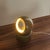Olive Vintage Space Age Table Lamp in Olive Green Ceramic, Italy, 1970s For Sale - Image 8 of 12