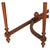 1920s Wax-Polished Walnut Demi-Lune Console Table attributed to Bassanos Ebanistery, 1920s For Sale - Image 5 of 8