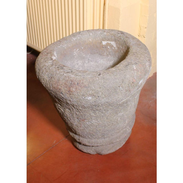 Gothic Spanish Stone Baptistery For Sale - Image 4 of 10