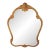Gold Trim Mirror With Shell Motif For Sale