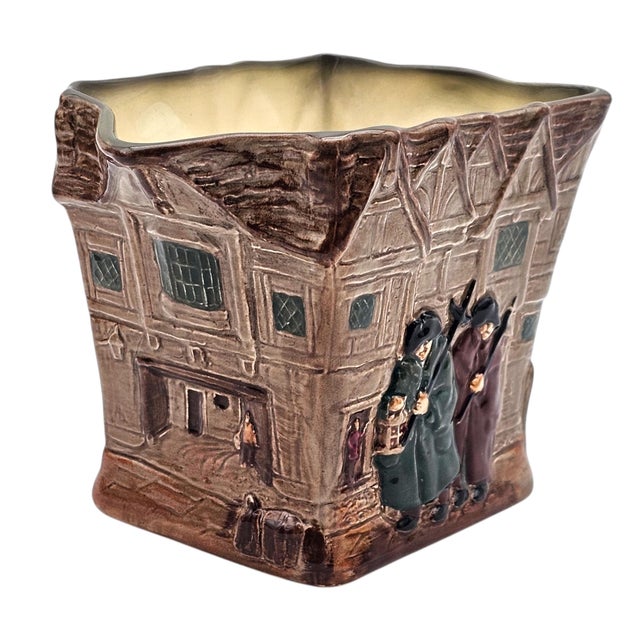 Royal Doulton “Old London Square” Jug Pitcher D6291 — Charles Dickens Series, 1949 For Sale In San Francisco - Image 6 of 15