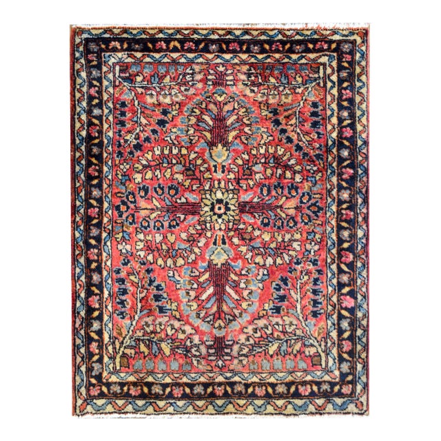 Early 20th Century Vintage Sarouk Rug For Sale