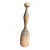 Pair of Early 20th Century Primitive Wooden Kitchen Utensils Paddle Pestle For Sale
