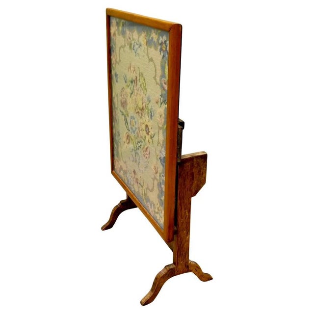 Metamorphic Embroidered Fire Screen, 1900 For Sale - Image 9 of 9