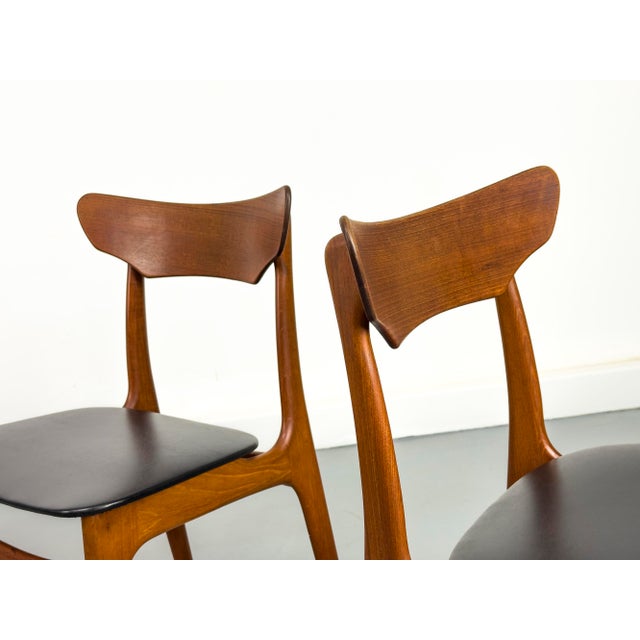 Danish Teak Dining Chairs by Schionning & Elgaard, 1960s, Set of 4 For Sale - Image 11 of 18