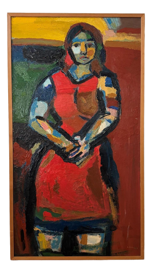 A.R. Seidel, Jannie, Oil on Linen, 1960s-1970s