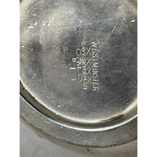 Shabby Chic Antique Boho Westminster Tea Coffee Silverplate Set- 7Pieces For Sale - Image 3 of 4