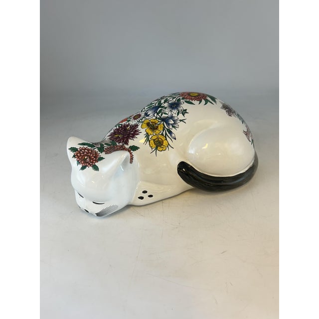Piero Fornasetti, Cat, 1960s, Porcelain, in Flawless conditions. Designed 1960 to 1969 This piece has an attribution mark,...