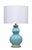 2020s Lifestyle by JY Whitney Table Lamp in Blue For Sale - Image 5 of 5