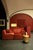 Not Yet Made - Made To Order Small Satin Varnish Yellow Gold Leaf Side Table by Reda Amalou Design For Sale - Image 5 of 11
