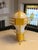Yellow 1960s Opalescent Light Bulb Lamp For Sale - Image 8 of 8