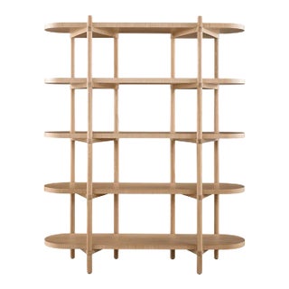 Contemporary Wood Etagere For Sale