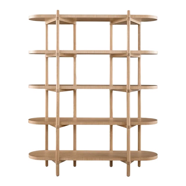 Contemporary Wood Etagere For Sale