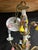 Ceramic Vintage Capodimonte-Style Porcelain Floral Six-Light Chandelier For Sale - Image 7 of 7