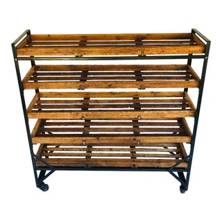 Antique Baker's Rack Shelves For Sale