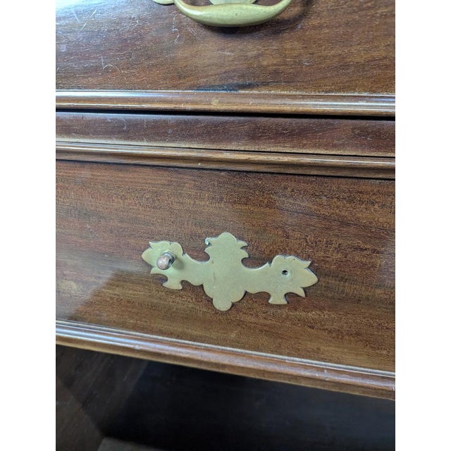Brown English Mahogany Secretary Desk For Sale - Image 8 of 14