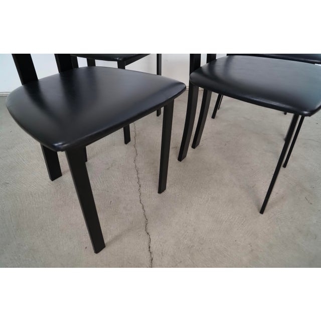 1980’s Postmodern Canadian Dining Chairs - Set of 4 For Sale - Image 9 of 12