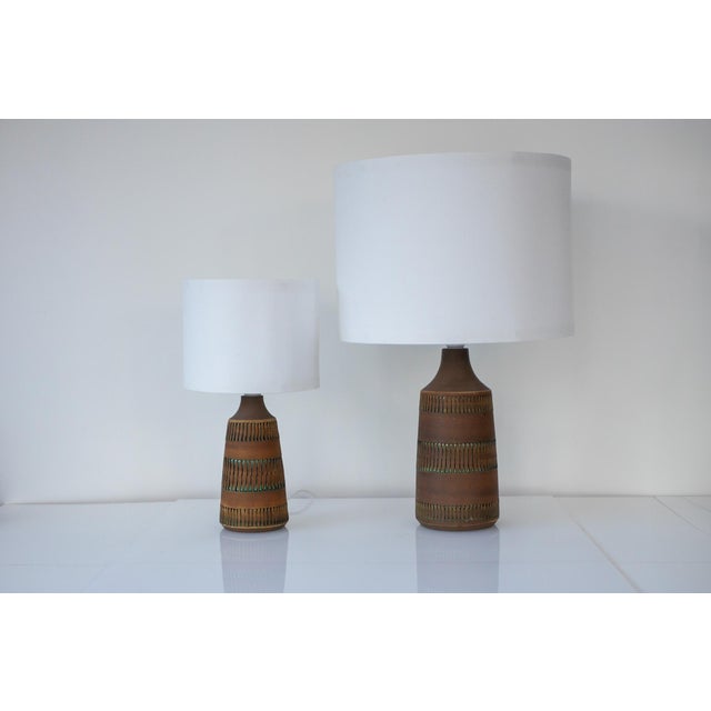 Mid-Century Scandinavian Modern Pottery Table Lamps from Anagrius, Sweden, 1970s, Set of 2 For Sale - Image 12 of 16