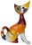 Pop Art Porcelain Cat Figure For Sale - Image 4 of 11