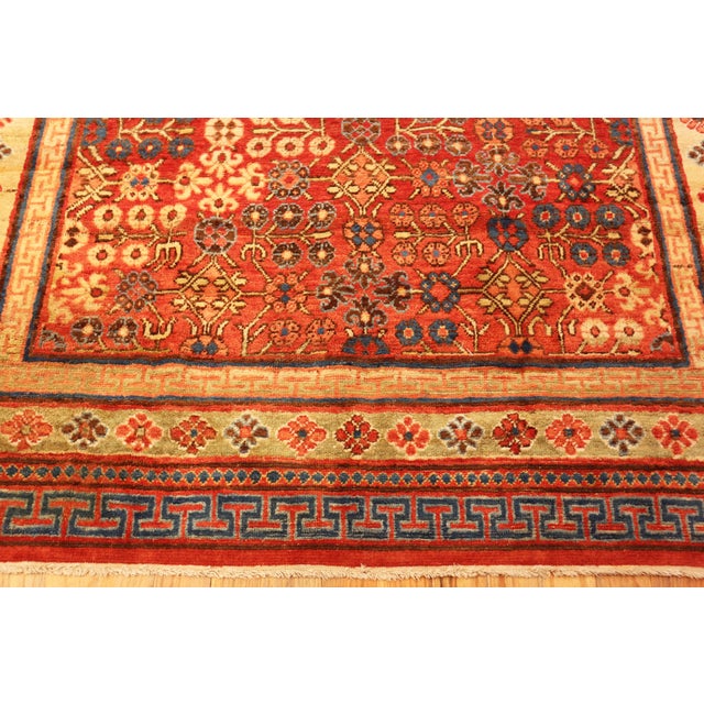 Textile Nazmiyal Collection Antique East Turkestan Khotan Rug For Sale - Image 7 of 11