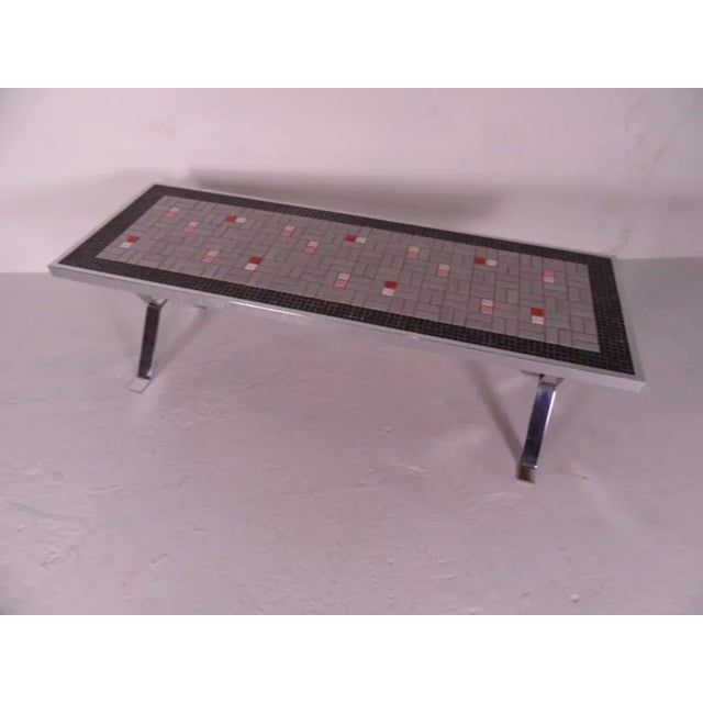 Vintage Coffee Table with Tiles, 1960s, in Very Good conditions. Designed 1960 to 1969