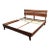 Solid Wood Acacia Aurora King Platform Bed Frame For Sale