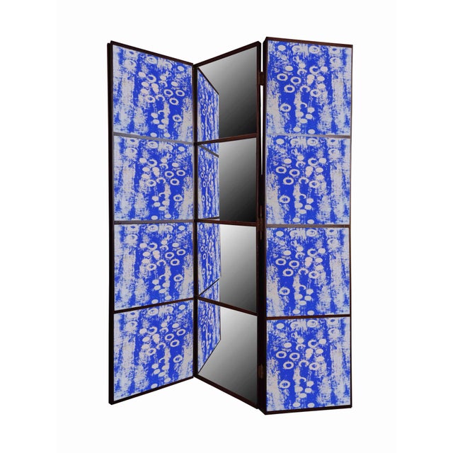 Not Yet Made - Made To Order Room Divider with Design and Mirror by Pietro Meccani for Meccani Design For Sale - Image 5 of 5