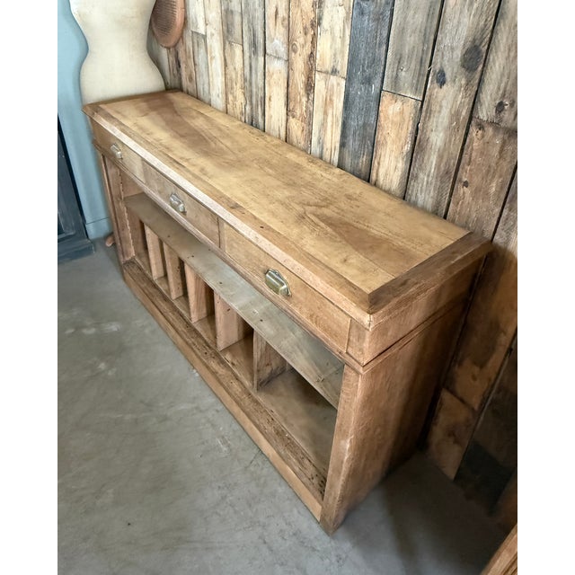 Former Shop Counter with Drawers and Lockers, 1920s For Sale - Image 11 of 18