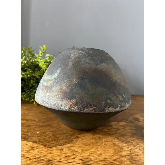 Wood Signed Stephen Gamza Organic Modern Designer Vase For Sale - Image 7 of 12