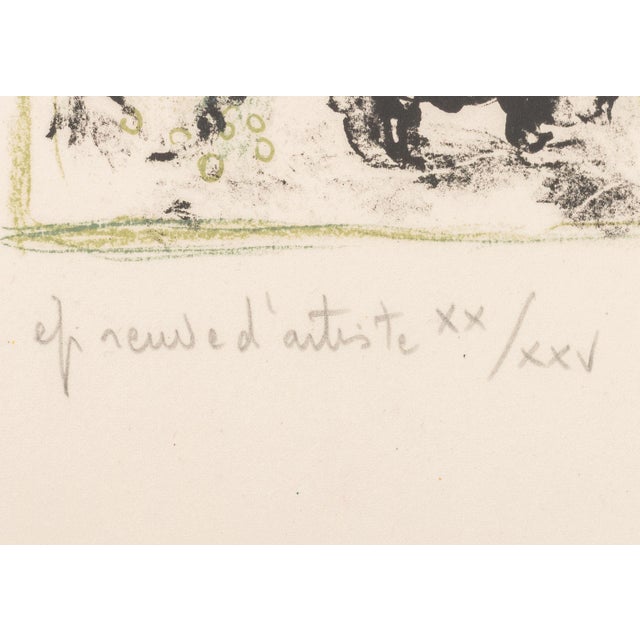 Green Marc Chagall "Le Baou De St. Jeannet Ii" Lithograph, 1969 For Sale - Image 8 of 9