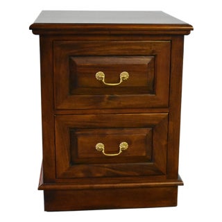 Legacy 2 Drawer File Cabinet - Brown Walnut For Sale