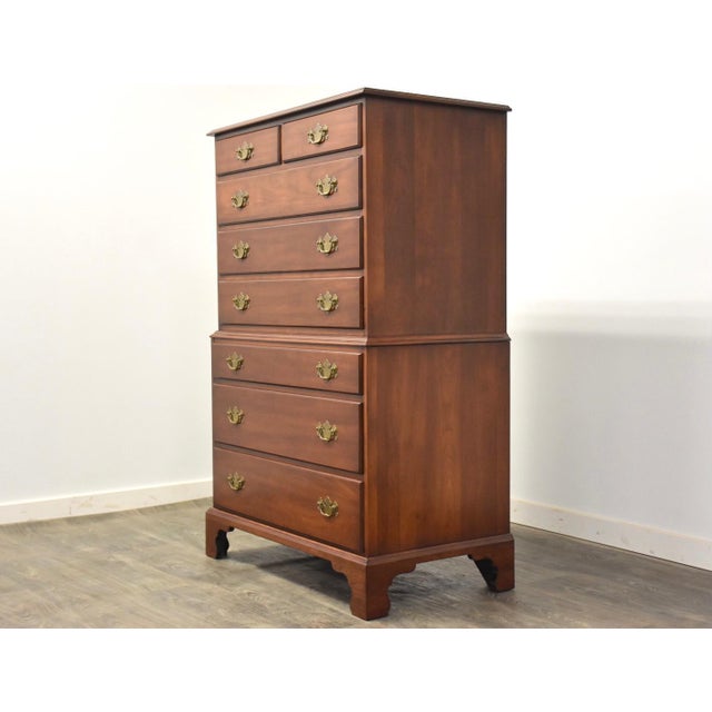 Henkel Harris Solid Cherry Tall Dresser Chairish