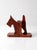 Farmhouse Vintage Carved Wood Dog Bookends Pair For Sale - Image 3 of 14