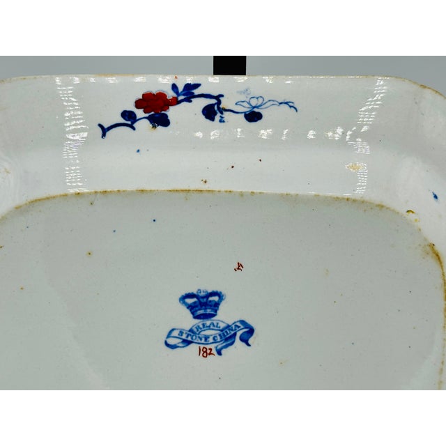 Antique English Ironstone Imari Platter | Hicks Meigh & Johnson | c.1820–1835 I Serious House Warming Gift or Birthdays I Japanese Porcelain For Sale In New York - Image 6 of 6
