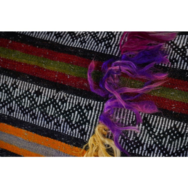 Handmade Turkish Rug Pillow Covers • Vintage Rug Decor Elevate your home decor with these exquisite 18" x 24" pillow...