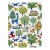 Sample - The House of Scalamandré Nursery Crewel Fabric, Primaries For Sale