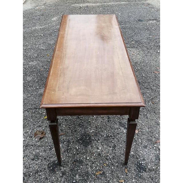 Low Rectangular Inlaid Coffee Table, 1950 For Sale - Image 3 of 18