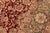 1990s Floral 1990's Pak-Persian Maroon/Green Wool Rug - 6'1'' X 9'0'' For Sale - Image 5 of 9