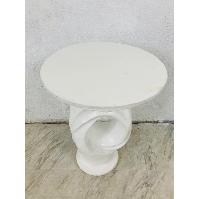 Paper Mache Side Table Chairish