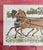 Wood Pair of 1960s Framed Handmade Crewel Embroidery, Horses With Sleigh & Carriage For Sale - Image 7 of 18
